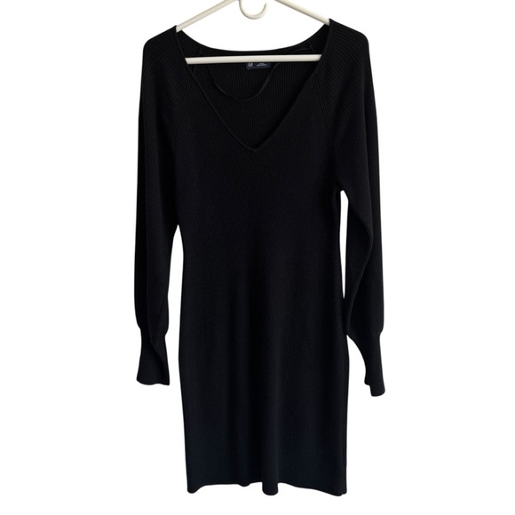 Gap Merino Wool-Blend Midi Sweater Dress, Size L - Picture 3 of 8
